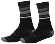 Endura BaaBaa Merino Stripe Sock (Matte Black) | product-related